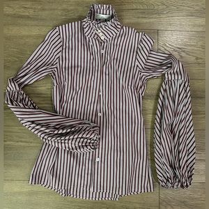 Caroline Constas size XS striped top